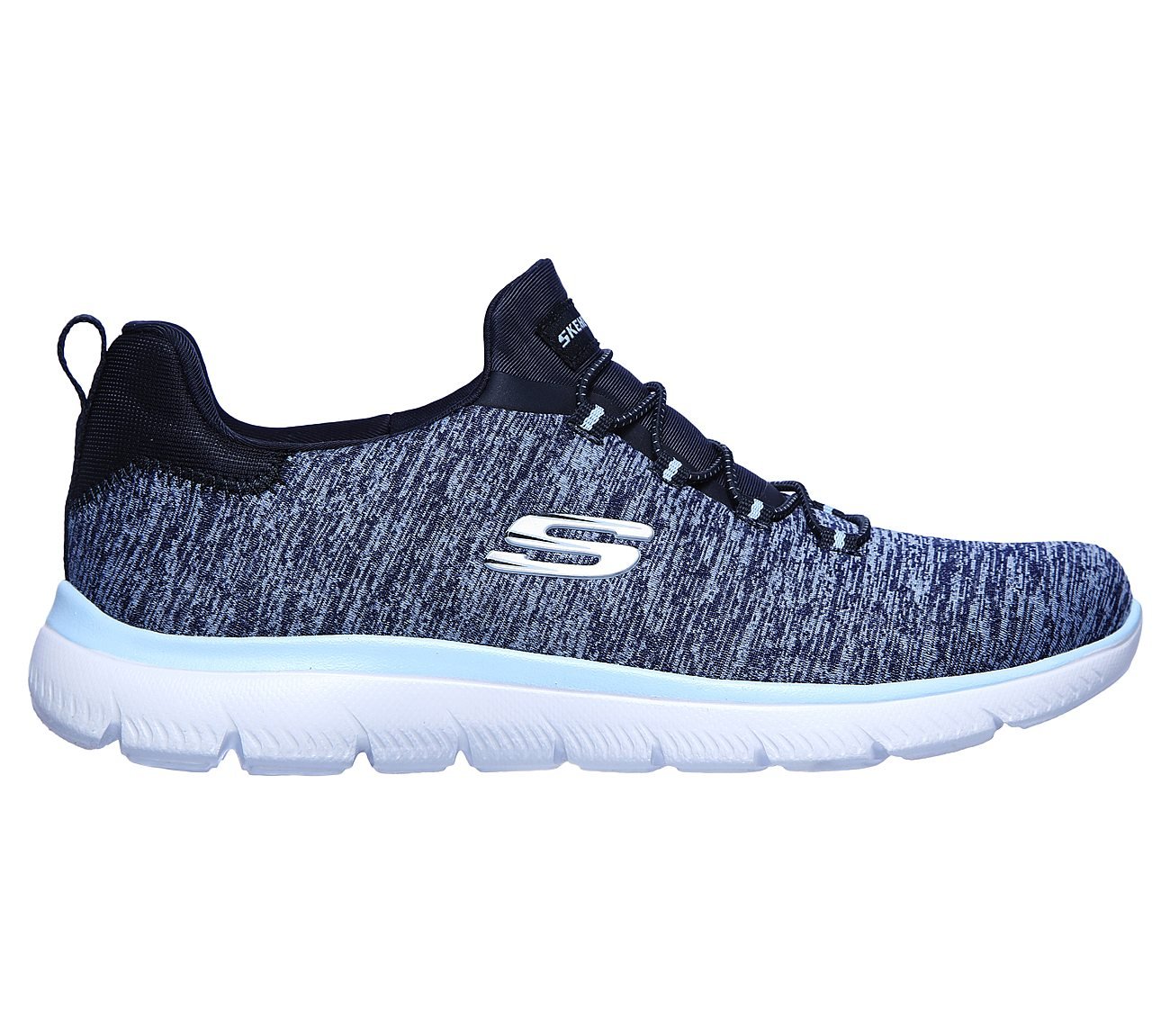 SUMMITS - QUICK GETAWAY, NAVY/LIGHT BLUE Footwear Lateral View