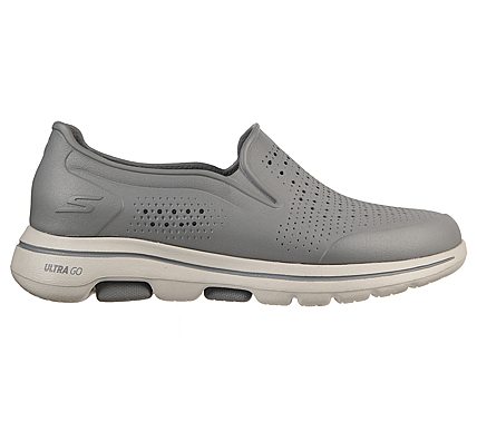 GO WALK 5 - EASY GOING, GREY Footwear Right View