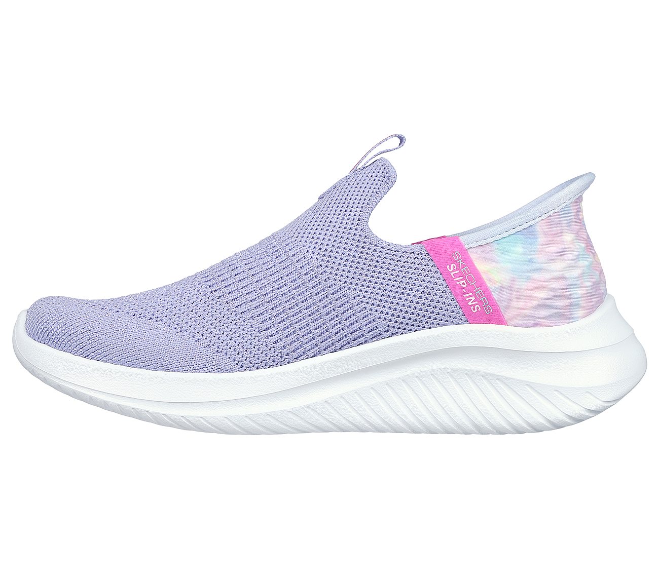 Skechers Slip-Ins: Ultra Flex 3.0 - Colory Wild, LAVENDER/MULTI Footwear Left View