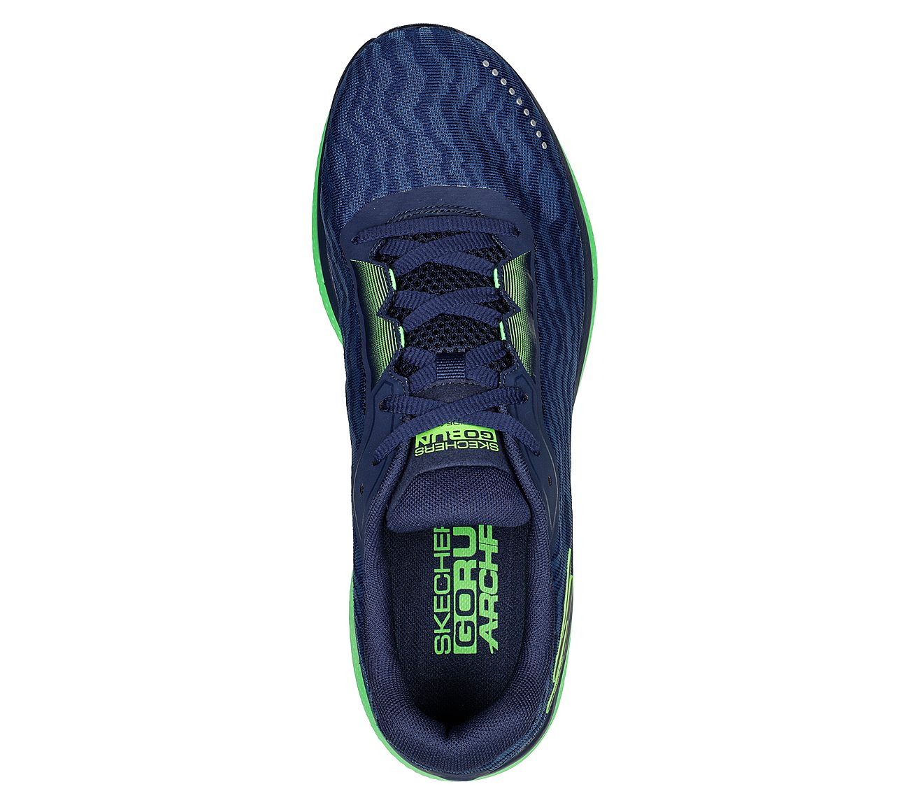 Skechers Navy/Lemon Go Run Ride 10 Running Shoes For Men - Style ID ...