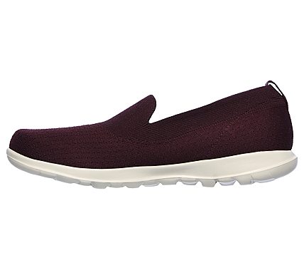 GO WALK LITE - CHARMING, BBURGUNDY Footwear Left View