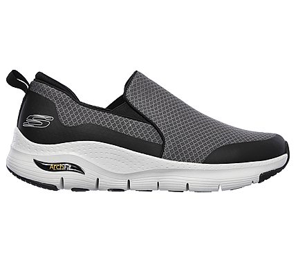 ARCH FIT-BANLIN, CHARCOAL/BLACK Footwear Right View