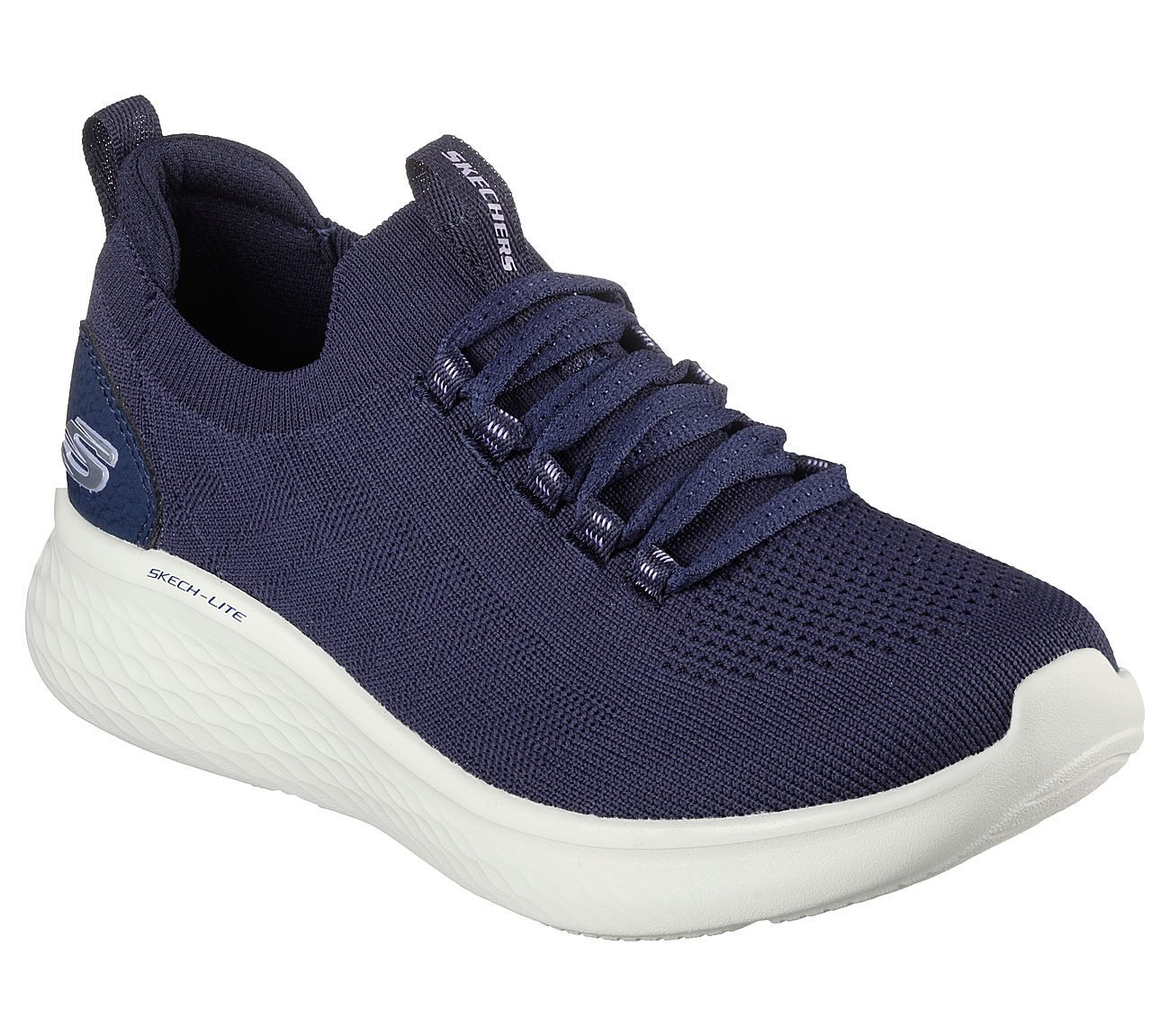 SKECH-LITE PRO-FULL NIGHT, NAVY/LAVENDER Footwear Lateral View