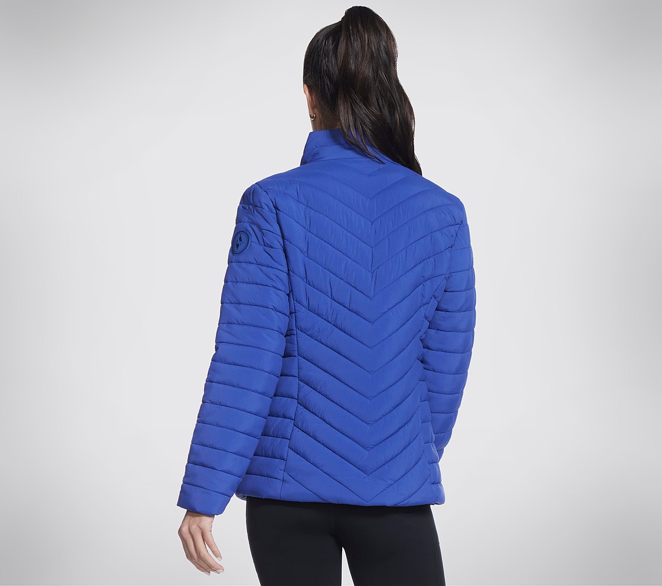 GOSHIELD EVERYDAY JACKET, GUN METAL/ROYAL Apparels Top View