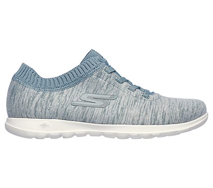 GO WALK LITE - FLORET, BLUE Footwear Right View