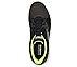 GO RUN ELEVATE, BLACK/LIME Footwear Top View