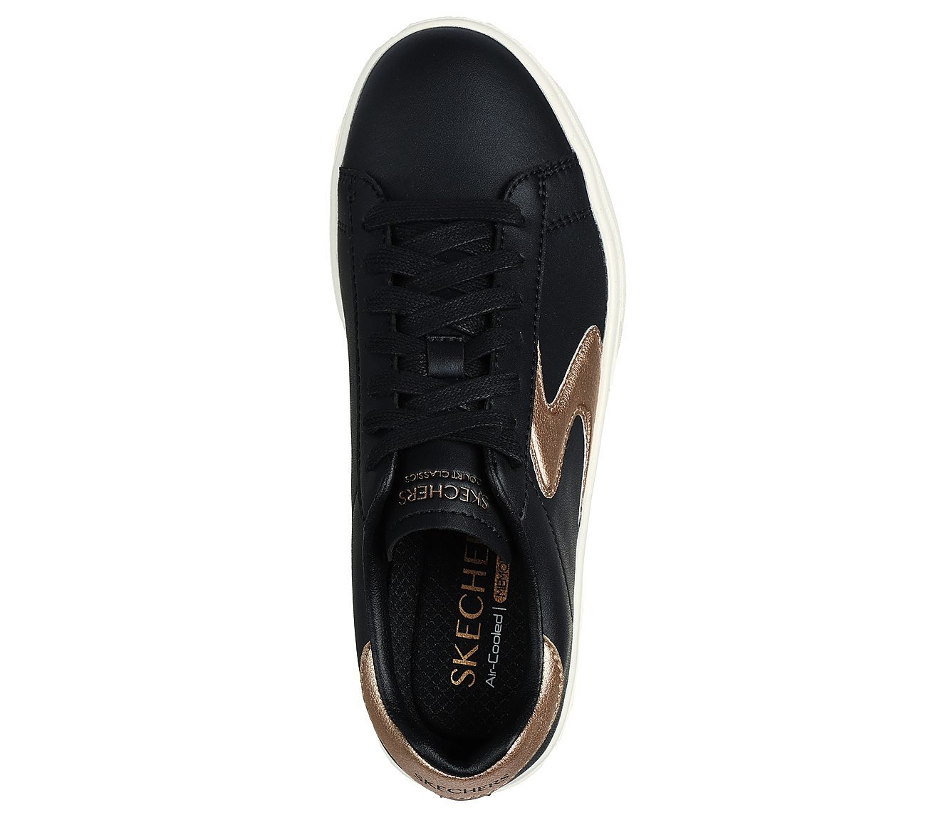 EDEN LX-BEAMING GLORY, BLACK Footwear Top View