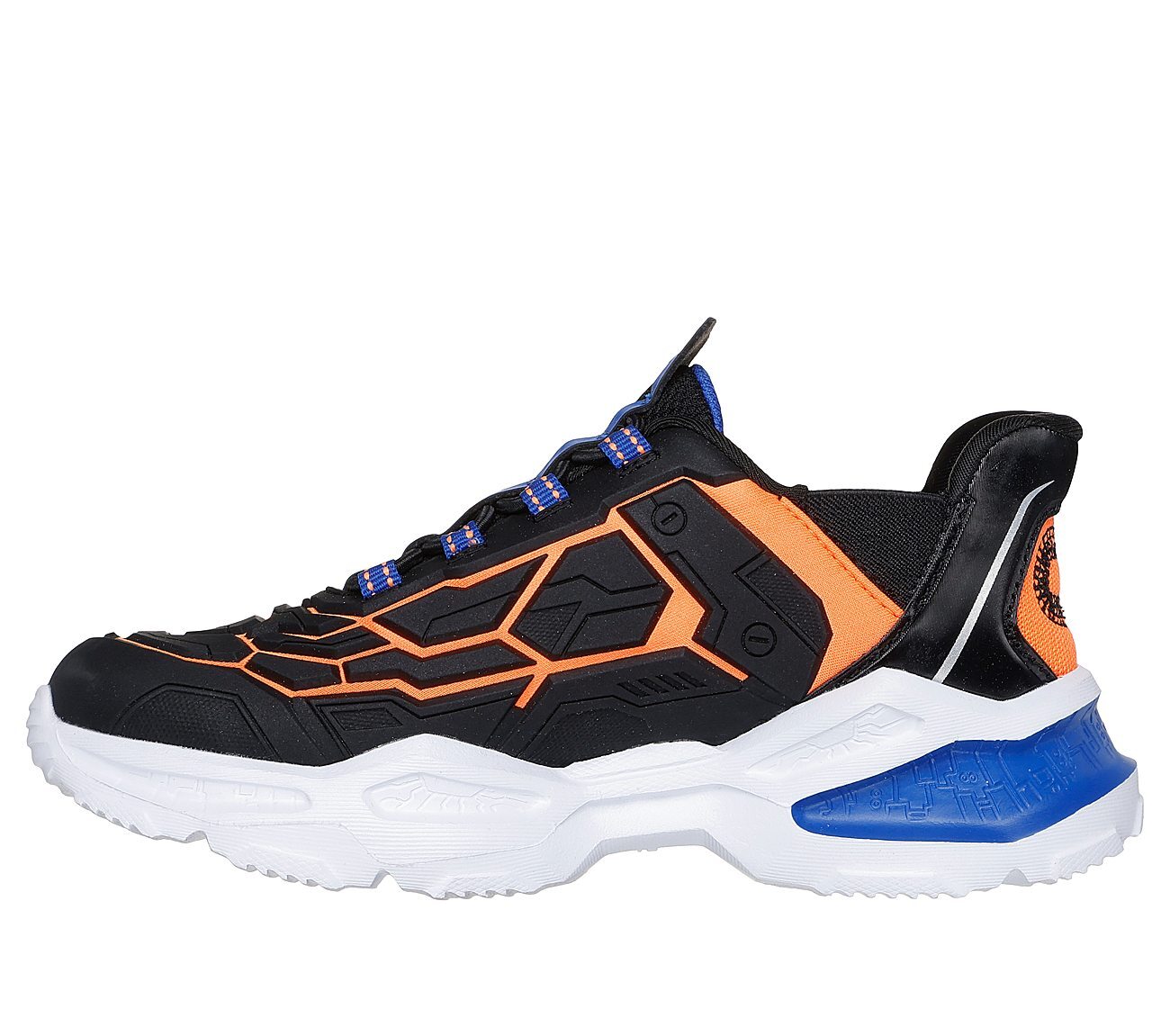 Skechers Slip-ins: Skech-Bots - Orbitron, BLACK/ORANGE Footwear Left View