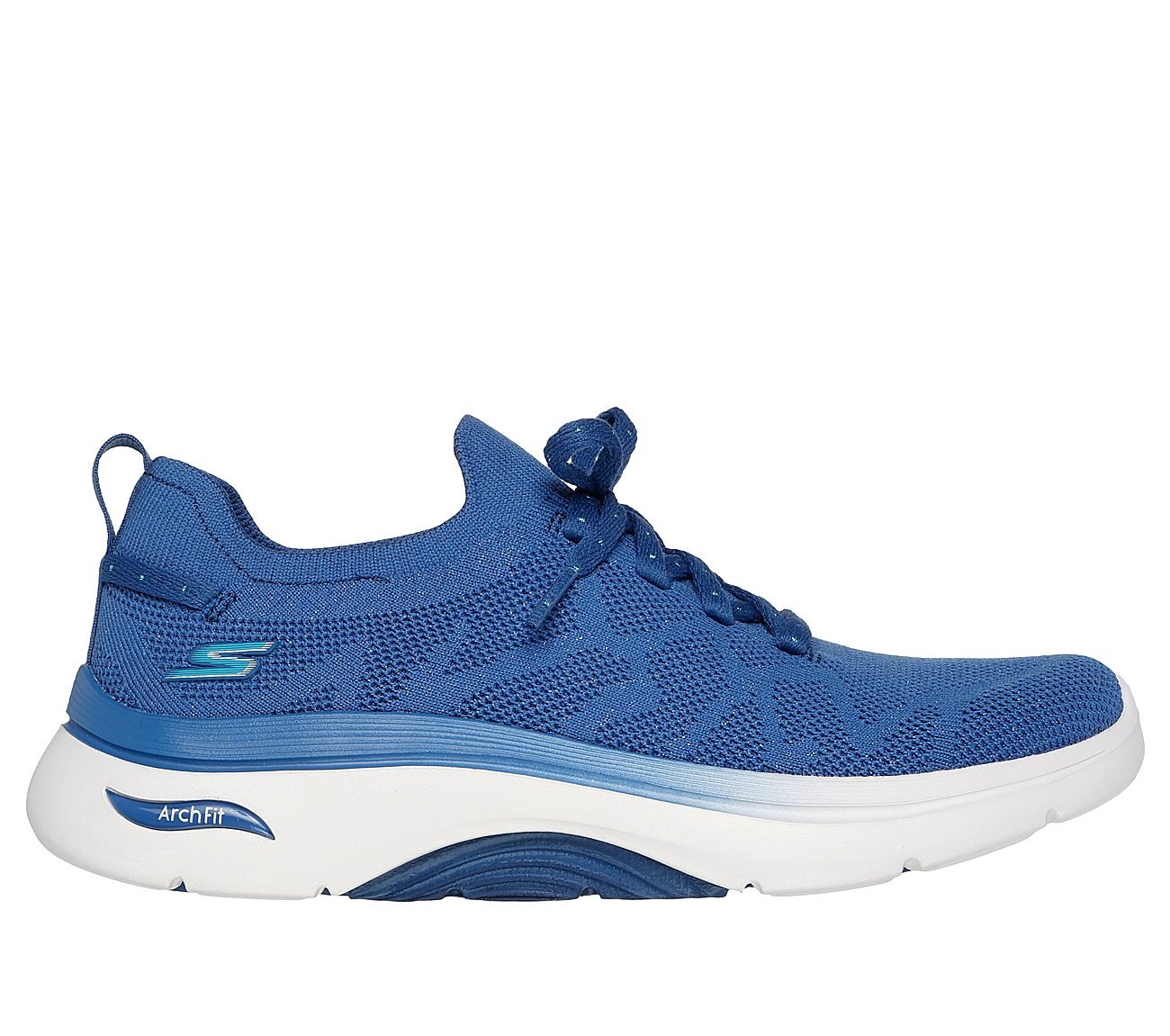 GO WALK ARCH FIT 2.0 - BEL, BLUE Footwear Lateral View