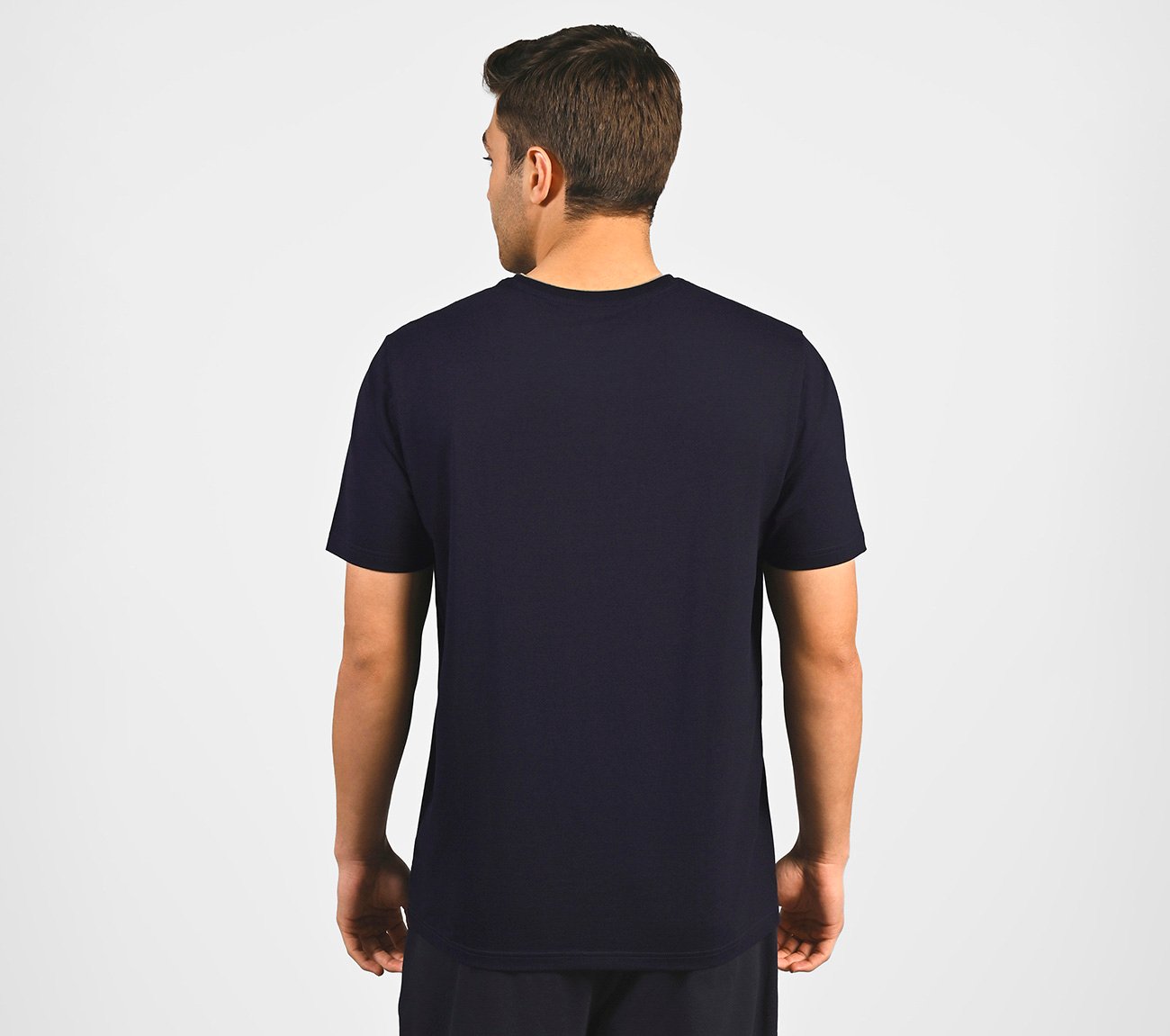 MULTICOLOR LOGO T-SHIRT, NAVY Apparel Left View