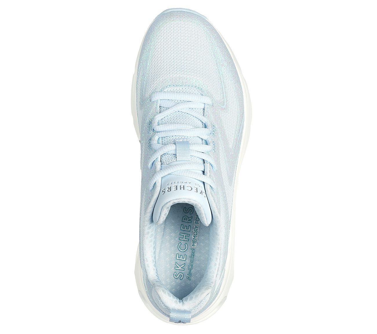 TRES-AIR UNO - GLIT-AIRY, LLIGHT BLUE Footwear Top View