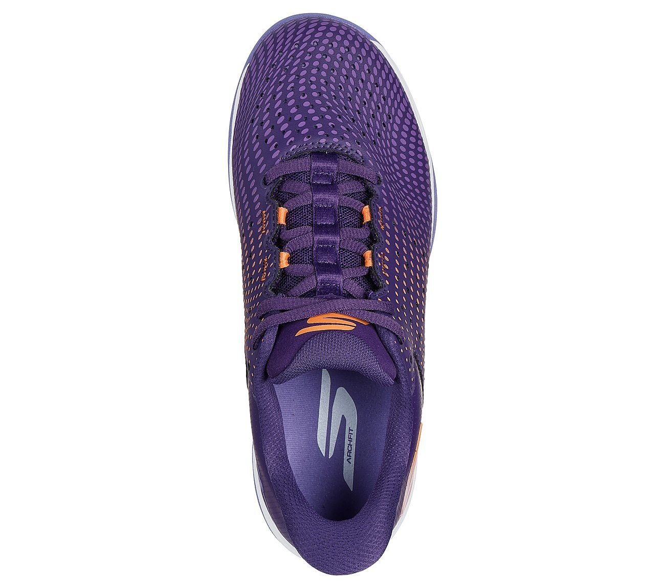 SKECHERS VIPER COURT RELOAD, PURPLE CORAL Footwear Top View