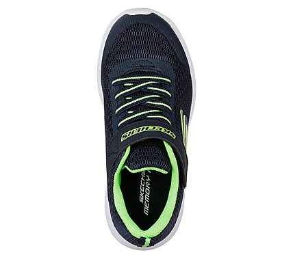 DYNA-LITE, NAVY/LIME Footwear Top View