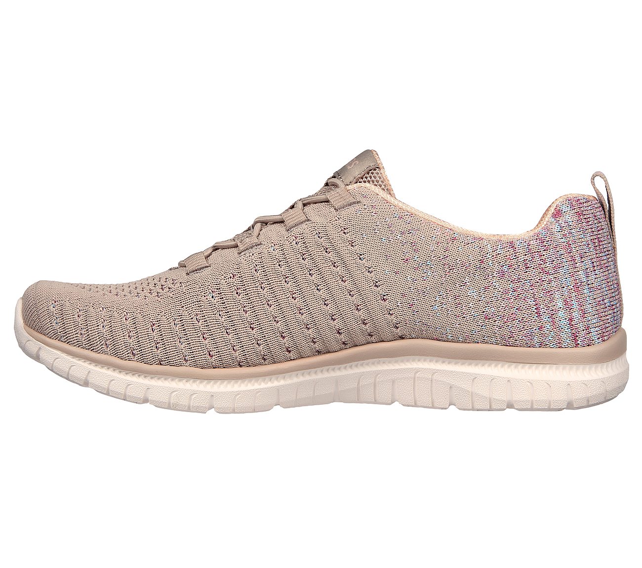 VIRTUE, TAUPE/PINK Footwear Left View