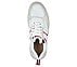 RIDGE - ROLLIE, WHITE/RED Footwear Top View