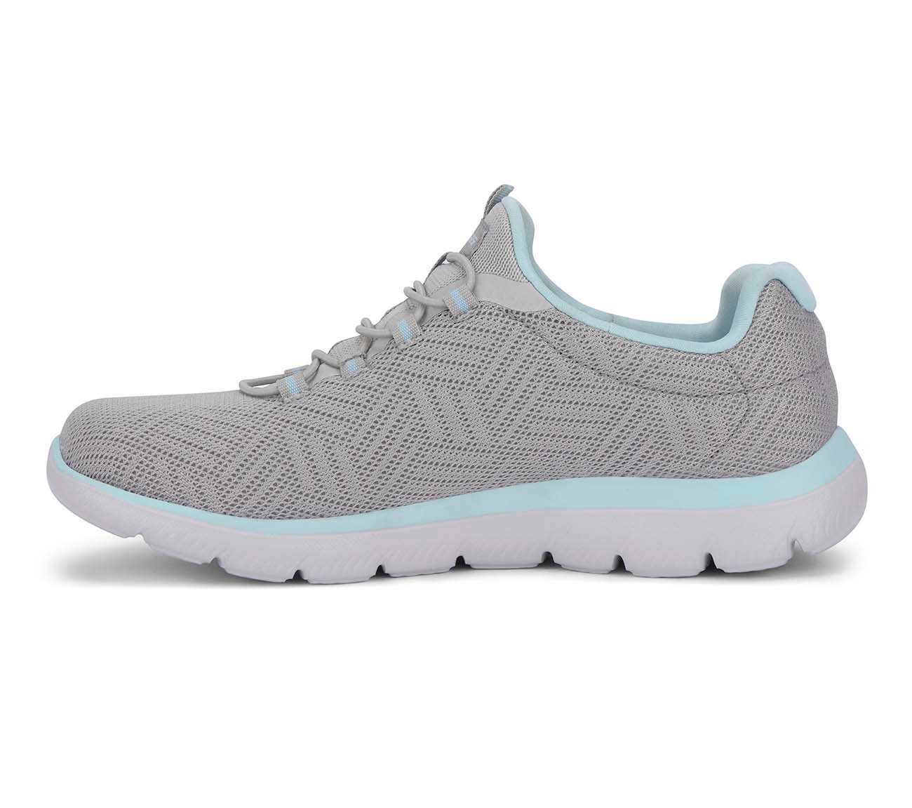 SUMMITS - ARTISTRY CHIC, GRAY/LIGHT BLUE Footwear Left View