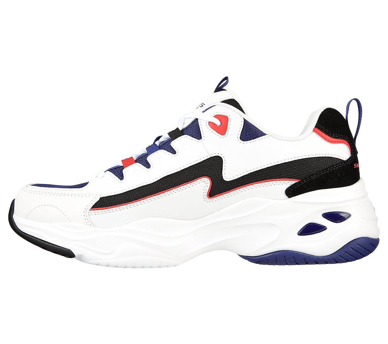 D'LITES 4.0 - ENERGY CODE, WHITE/NAVY/RED Footwear Left View