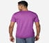 GORUN RAZOR S/S T-SHIRT, PURPLE/HOT PINK Apparels Bottom View