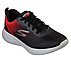 GO RUN 600 - HADDOX, BLACK/RED Footwear Lateral View