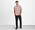 SKECHERS ESSENTIAL POLO, HOT PINK/GRAY