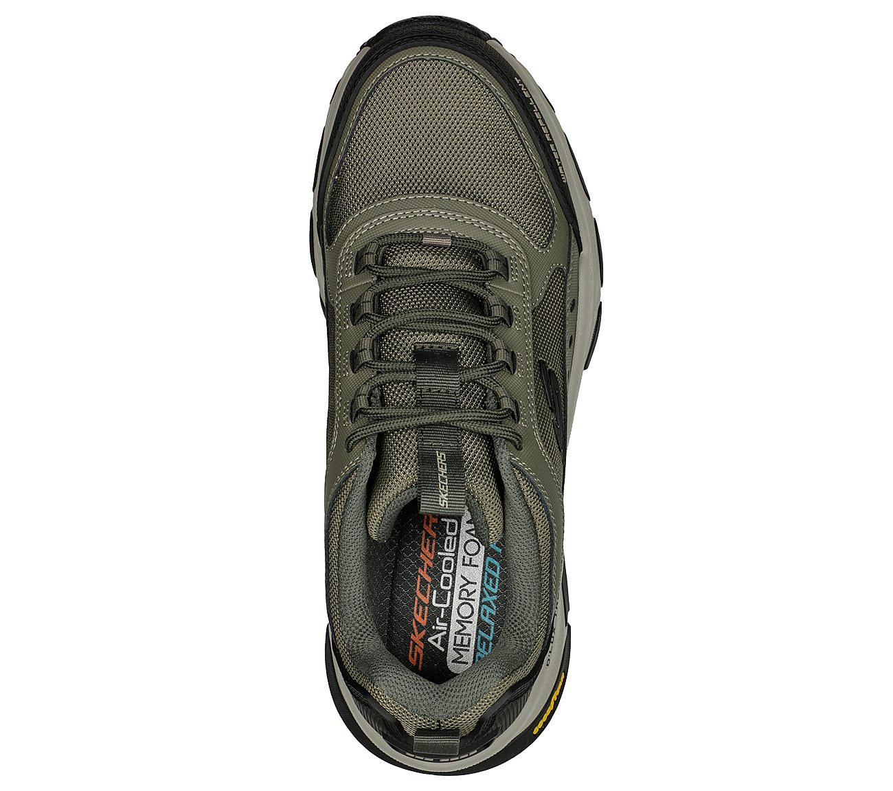 D'LUX TREKKER, OLIVE/MULTI Footwear Top View