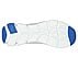 FLEX COMFORT, WHITE/BLUE Footwear Bottom View