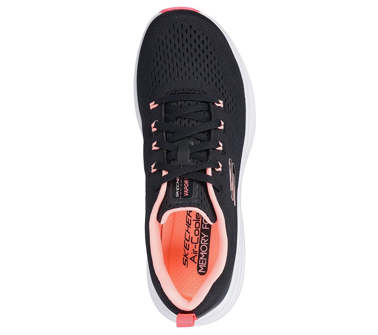 Vapor Foam - Fresh Trend, BLACK/PINK Footwear Top View