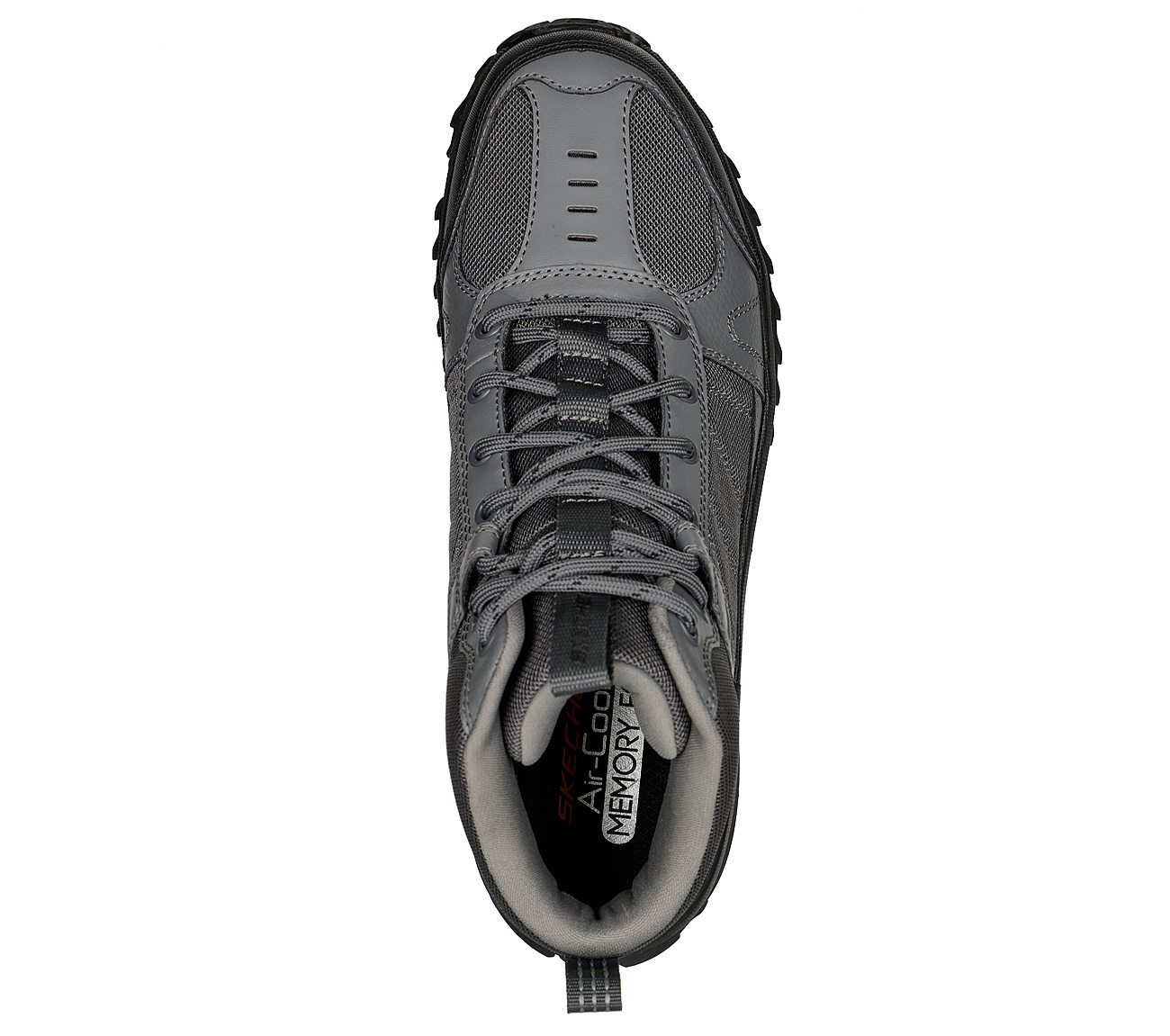 SKECHERS BIONIC TRAIL - FLASH, GGREY/BLACK Footwear Top View