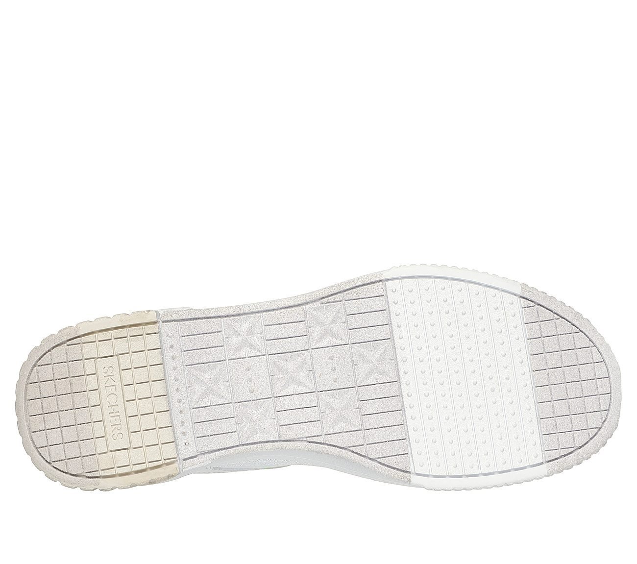 JADE-STYLISH TYPE, WHITE/MULTI Footwear Bottom View