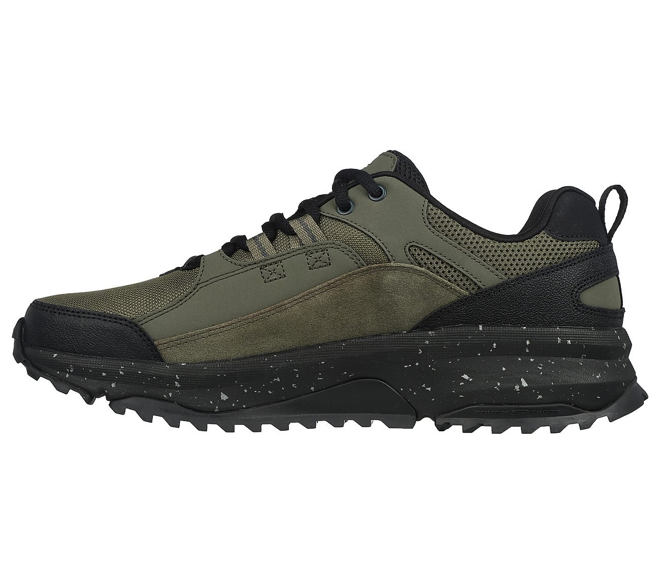 SKECHERS BIONIC TRAIL - ROAD, OLIVE/BLACK Footwear Left View