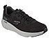 GO RUN ELEVATE, BLACK/GREY Footwear Lateral View