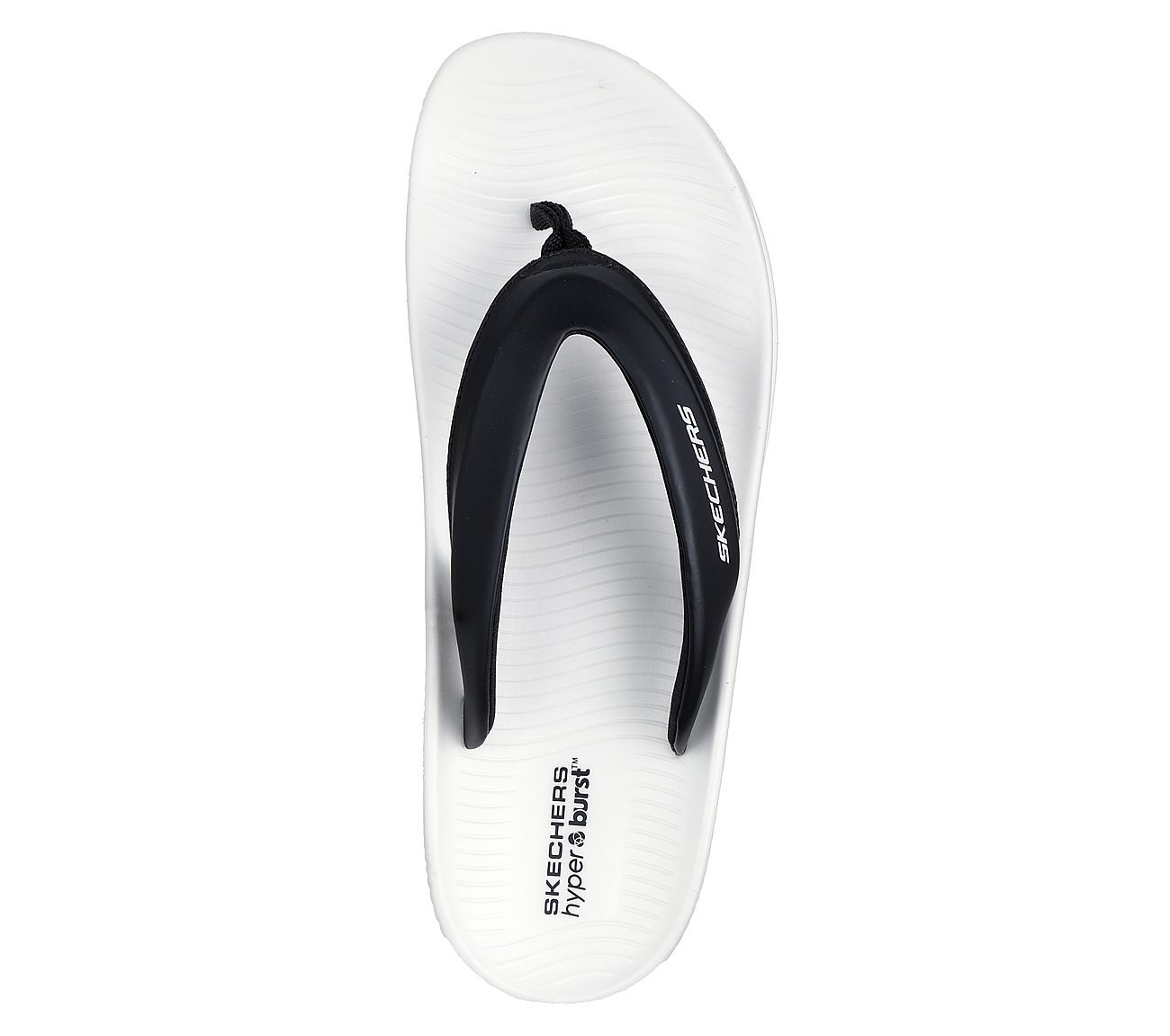 HYPER SLIDE - SIMPLEX, BLACK Footwear Top View