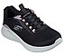 SKECH-LITE PRO-GLIMMER ME, BLACK/PINK Footwear Right View