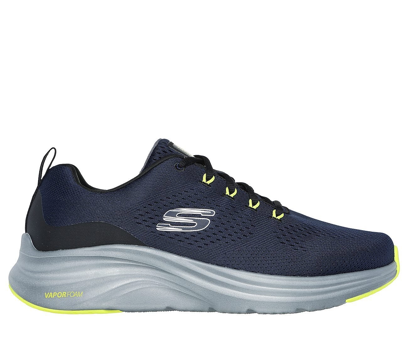 VAPOR FOAM, NAVY/LIME Footwear Lateral View