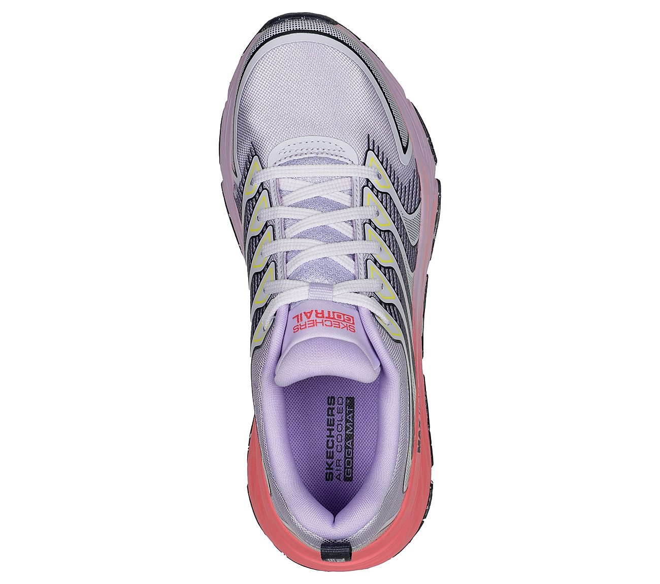 MAX CUSHIONING ELITE TRAIL, LAVENDER/MULTI Footwear Top View