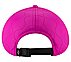 GOSHIELD QUILTED BASEBALL HAT, PPINK Accessories Top View