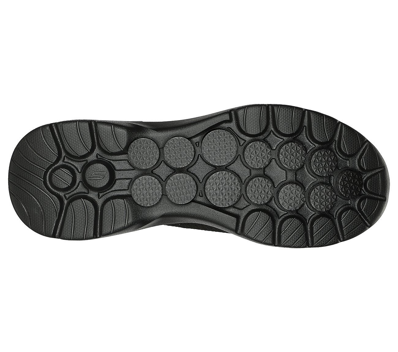 GO WALK 6 - MODERNIZED, BBLACK Footwear Bottom View