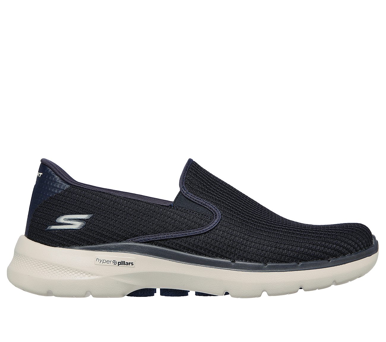 Skechers Navy Go Walk 6 Anaglyph Mens Slip On Shoes Style ID: 216201 ...