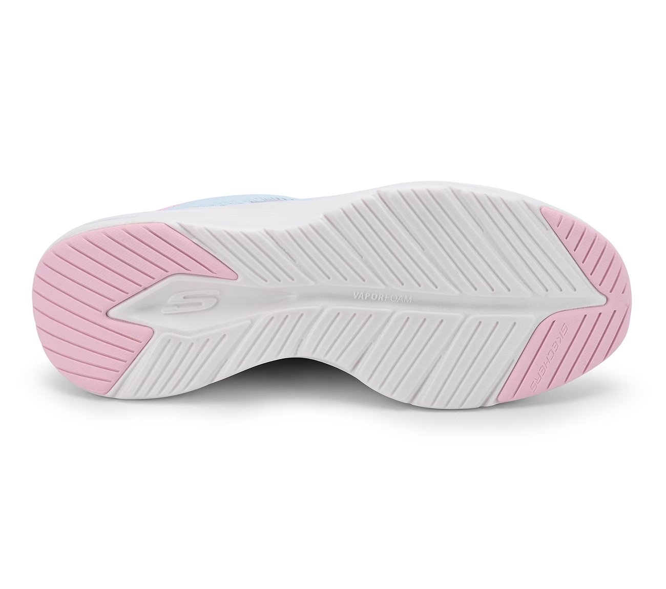 VAPOR FOAM-CHEERFUL TIMES, LIGHT BLUE/PINK Footwear Bottom View