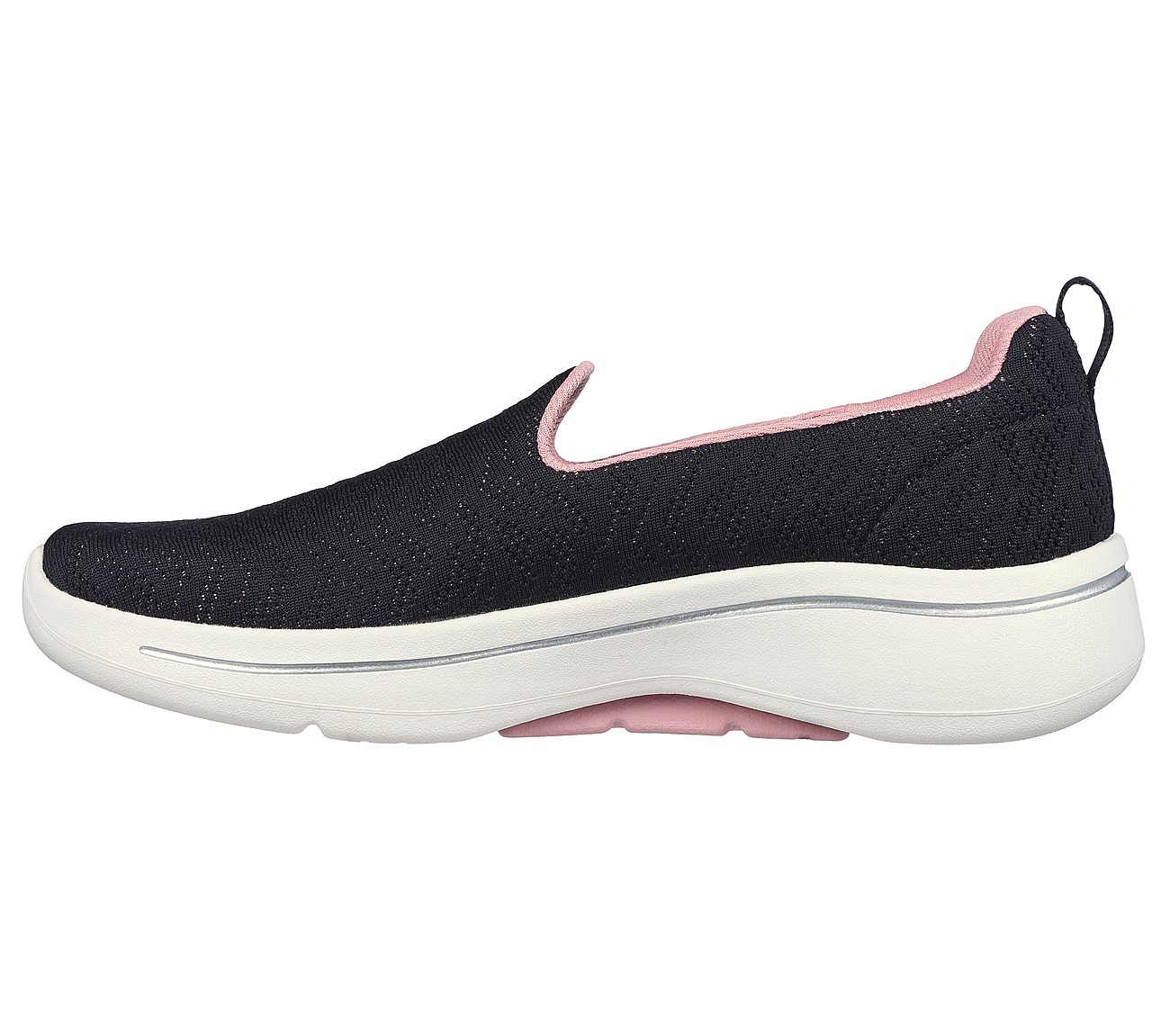 GO WALK ARCH FIT - OCEAN REEF, BLACK/PINK Footwear Left View