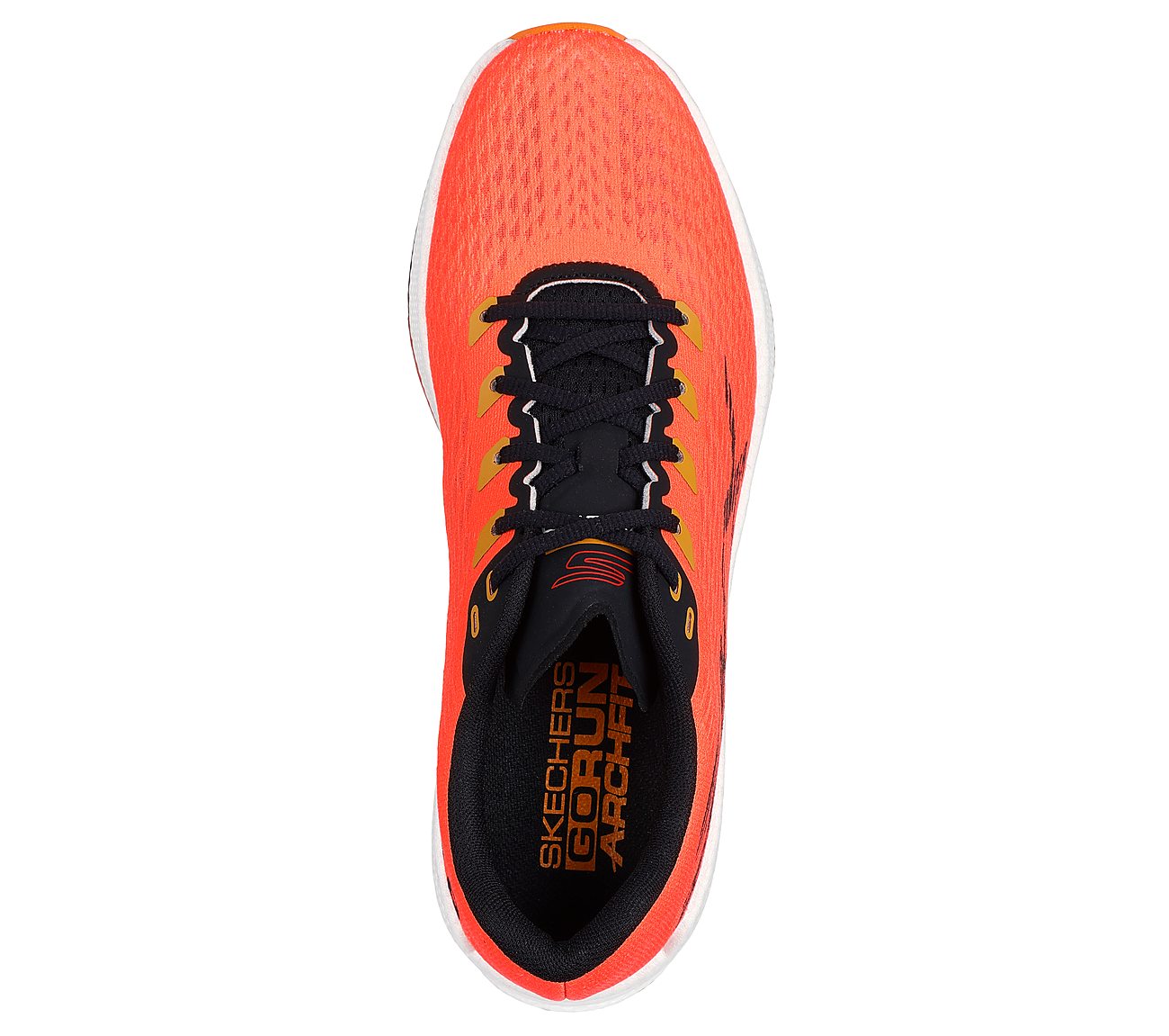 GO RUN RAZOR 5, RRED Footwear Top View