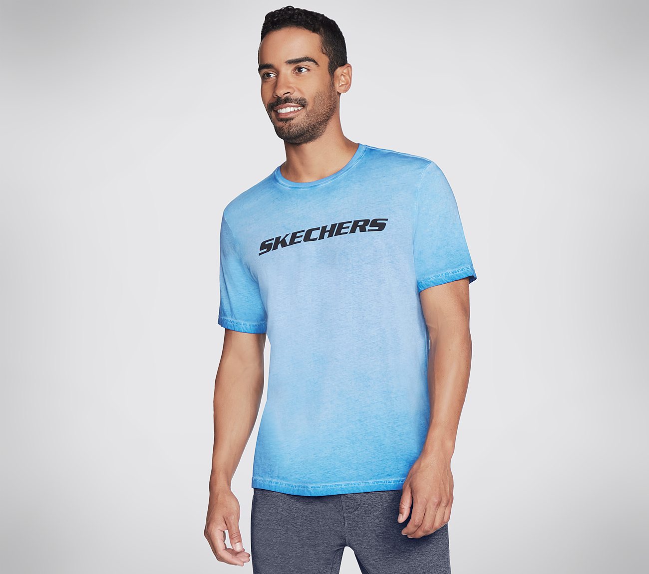 BREAKERS CREW T-SHIRT, BLUE/WHITE Apparels Bottom View