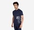 SS SKX GRAPHIC T-SHIRT, NAVY