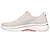 GO WALK ARCH FIT - CRYSTAL WA, TAUPE/PINK Footwear Left View