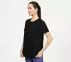 GODRI SWIFT TUNIC T-SHIRT, BBBBLACK