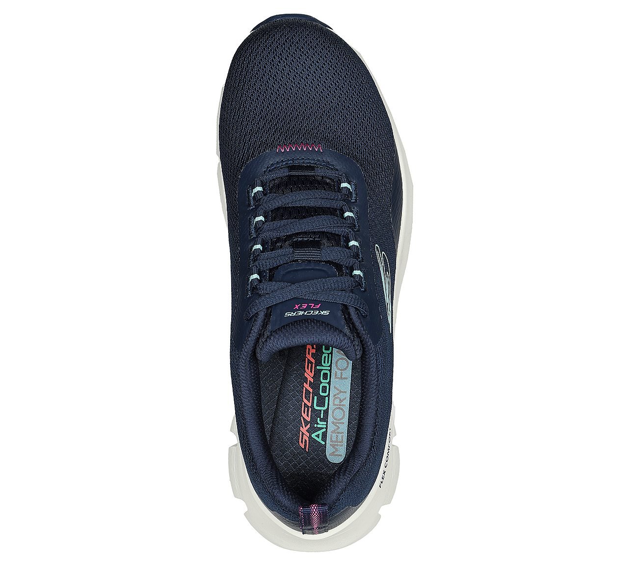 FLEX COMFORT, NAVY/PURPLE Footwear Top View