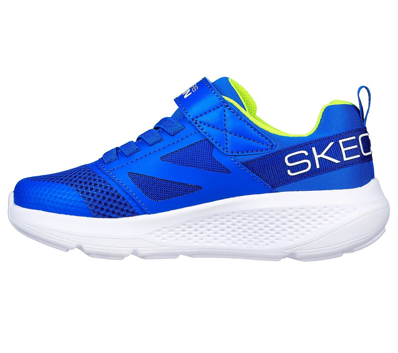 GO RUN ELEVATE, BLUE/LIME Footwear Left View