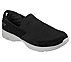 GO WALK 4, BLACK/GREY Footwear Lateral View