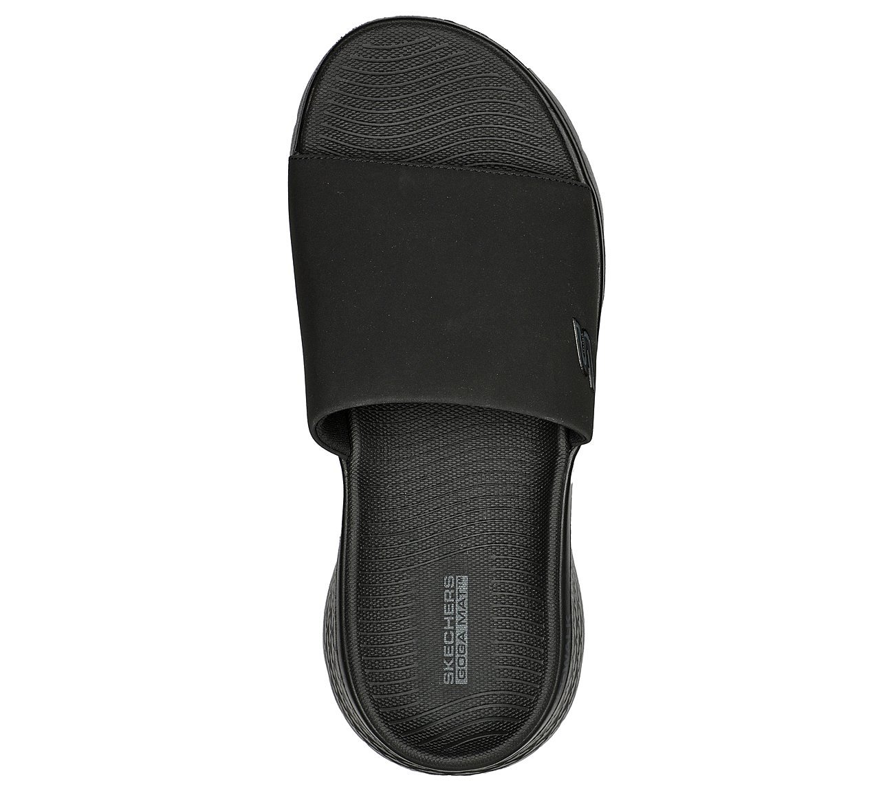 GO WALK FLEX SANDAL - OMURA, BBLACK Footwear Top View