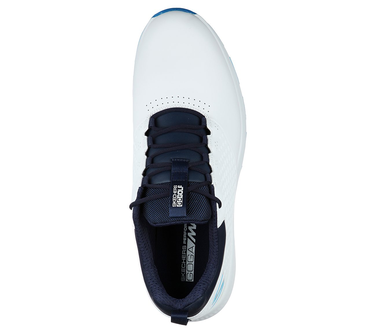 ELITE 4, WHITE/NAVY Footwear Top View